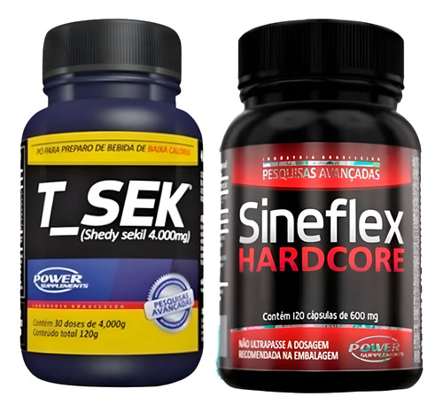 Kit Derrete Gordura Sineflex + Tsek 4000g Definição Abdômen
