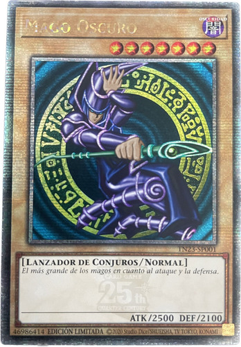 Mago Oscuro Tn23-sp001 25 Aniversario Yugioh