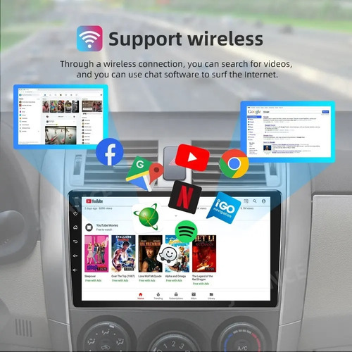 Radio Multimedia 9p Chevrolet S10 Carplay Bt Am Fm
