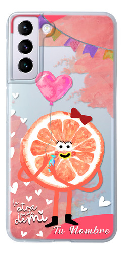 Funda Para Galaxy De Parejas Media Naranja Nombre De Ella