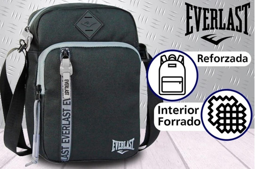 Morral Bandolera Everlast Urbano Viaje Deportivo Ajustable