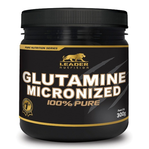 Glutamine 100% (300g)  Leader Nutrition 