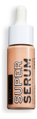 Base de maquillaje Makeup Revolution Super serum foundation F4