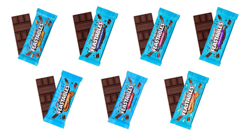 Mr. Beast Milk Chocolate Feastables 60gr Mrbeast Feastables  Milk Con Cocoa Empaque 60 g Pack X 20