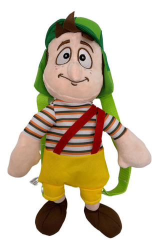 Muñeco Mochila Infantil Chavo Del Ocho Charles 37cm