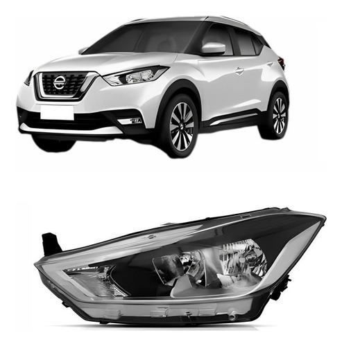 Optica Nissan Kicks 2017 2018 2019 2020 Electrica S/ Drl Izq