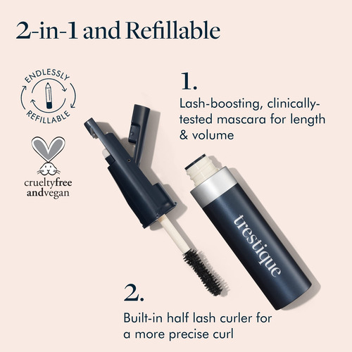 Trestique - Mascara Recargable Con Rizador Tre'stique