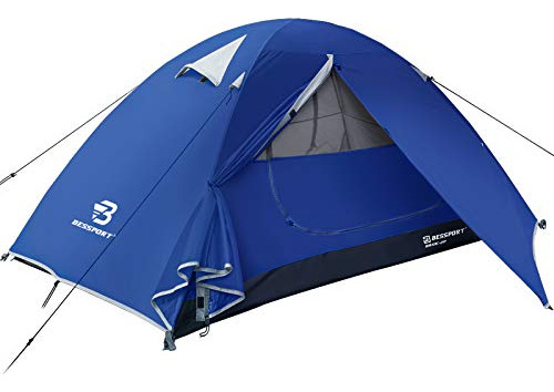 Bessport Camping Tent 1 & 2 & 3 Person Tent Waterproof Two D