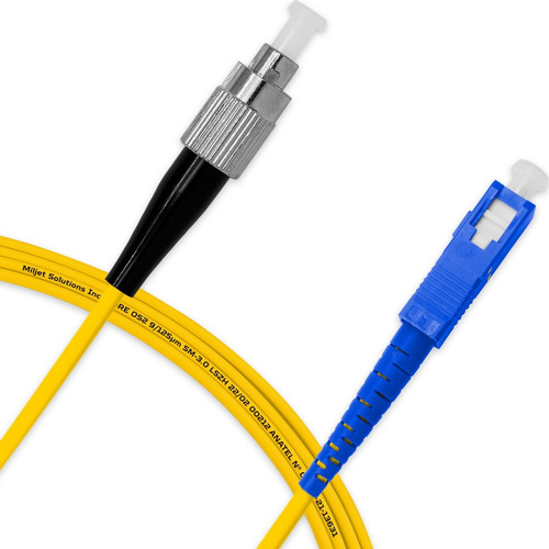 Cordão 3m Fc/upc-sc/upc Simplex Monomodo Miljet Anatel