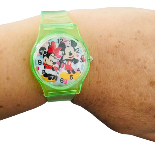 Reloj Pareja Minnie-mickey Para Niños.