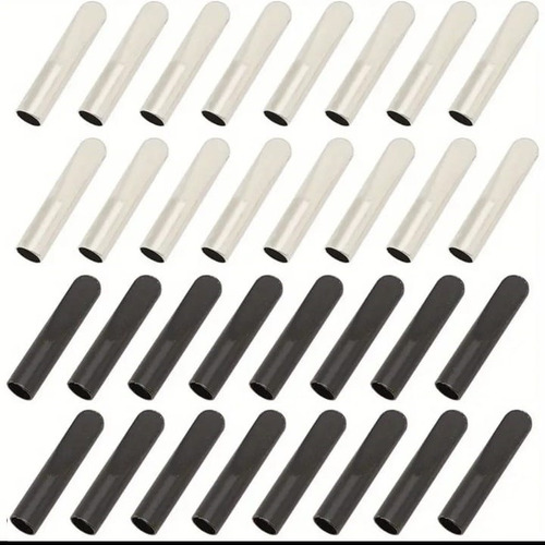 Puntas Metálicas Para Agujetas Aglets Un Par (2piezas) Plateado