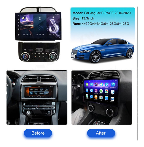 Hd1 Radio Estéreo Carplay Jaguar F-pace 2016-2020