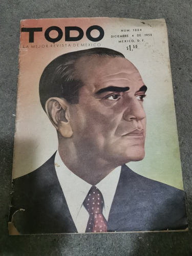 Revista Todo La Mejor Revista De México Año 1952