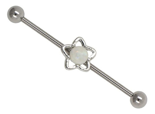Imagen 1 de 2 de Excepro - Piercing Industrial De Acero Inoxidable Quirúrgico