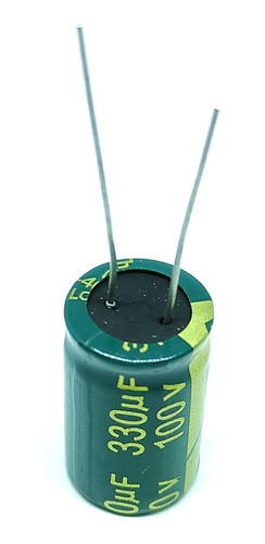 Pack X5 Capacitor Electrólitico 330uf X 100v 