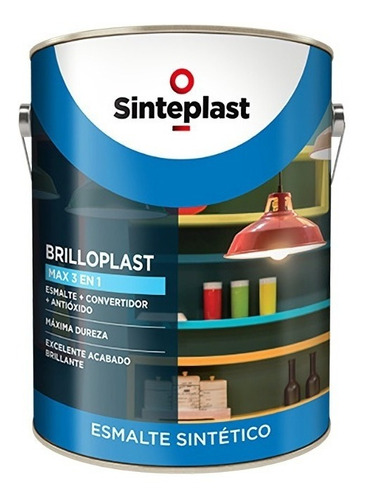 Esmalte Convertidor Brilloplast 3 En 1  4 Litros Colores