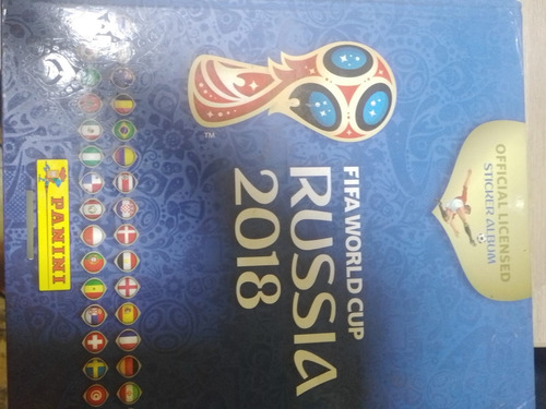 Álbum Panini Mundial Fútbol Rusia 2018 Lleno Compl Tapa Dura