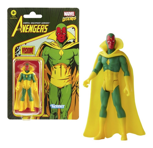 Vision Vintage Figura Marvel Legends Kenner 3 PuLG