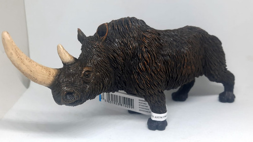 Figura De Rinoceronte Lanudo Marca Mojo (Usado)