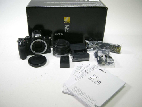  Nikon Z 50 + Lente 16-50mm Vr. Muy Poco Uso. Como Nuevo!