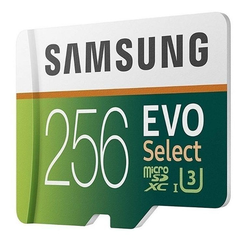 Cartão de memória Samsung MB-ME256GA/AM Evo Select com adaptador SD 256GB