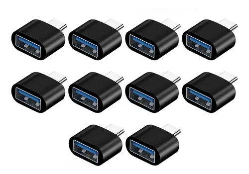 comprar 10 Pz Otg Adaptador Usb Hembra A Tipo C Macho Mayoreo