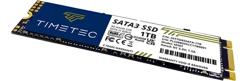 Timetec 1tb Ssd 3d Nand Tlc Sata Iii 6gb/s M.2 2280 Ngff ...