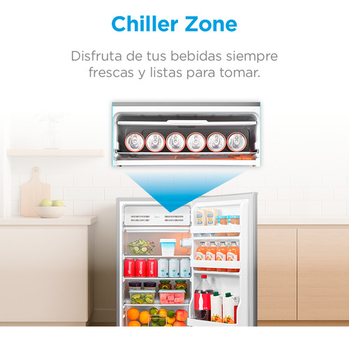 Frigobar Midea Low Frost Lake Silver 3.3 Pies Cúbicos 93 L