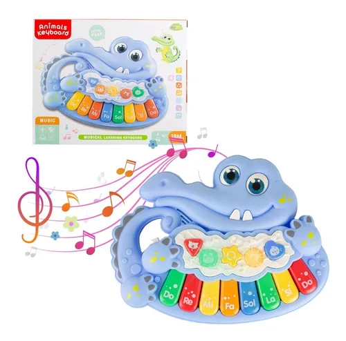 Piano Infantil Teclado Música Educativo Brinquedo Fazendinha