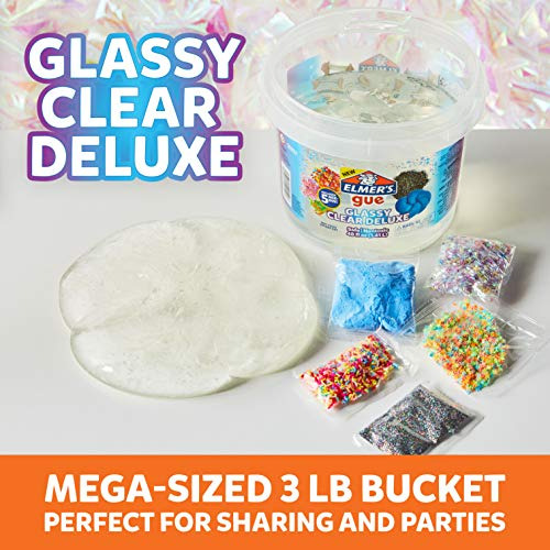 Bote De Slime Transparente Con Complementos Para Niños