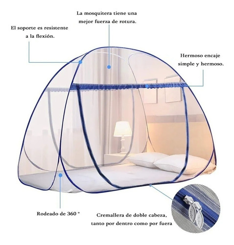 Mosquitero For Cama No Necesita Colgarse Múltiples Tamaños