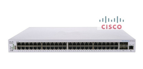 Imagen 1 de 3 de Switch Cisco Cbs350-48t-4g Adm. L3 48 Puertos Gigabit + 4sfp