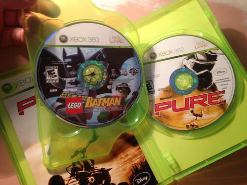 Xbox 360 Batman Lego E Pure Duas Midias Fisica Ler Tudo R$99
