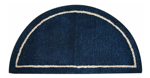 Deep Blue Hand Tufted  Wool Rug