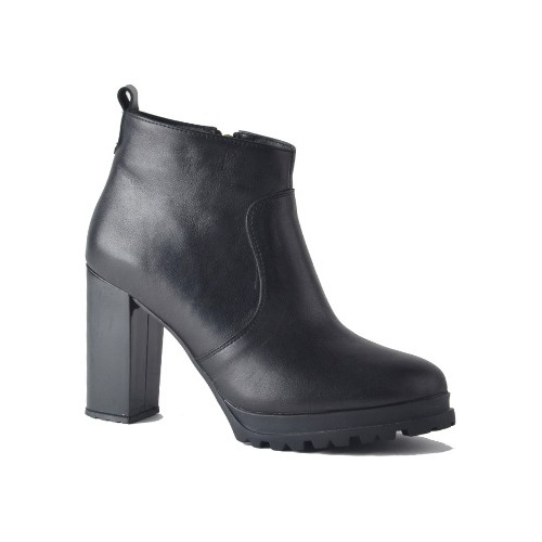 Imagen 2 de 10 de Botas Botitas Cuero Mujer Taco - Maca - Ferraro