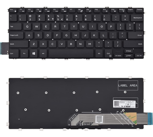 Teclado Laptop Dell Inspiron 15 5580 Latitude 3310 3390