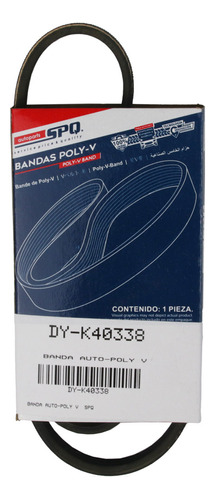 Banda Auto-poly V X5 04-06 Guías: 4 Longitud: 33.8 Pulgadas