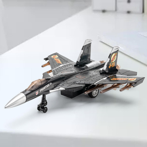 Avión De Combate Fundido A Presión, Avión De Negro1c