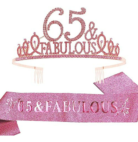 65 Cumpleaños Regalos Para Mujeres, 65 Cumpleaños Tiara Y Fa