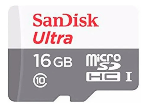 Memoria Ultra Micro Sd Sandisk Clase 10 16gb Mayor Velocidad