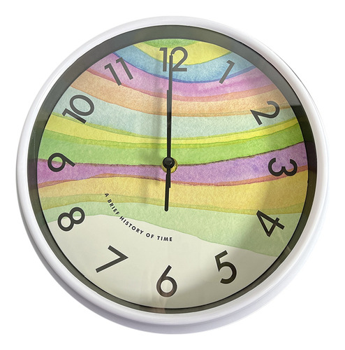 Reloj Clásico De Pared Mural Redondo Decorativo 26cm + Pila