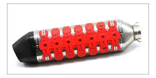 Protector De Tubo De De Motocicleta Para Motocicleta Rojo