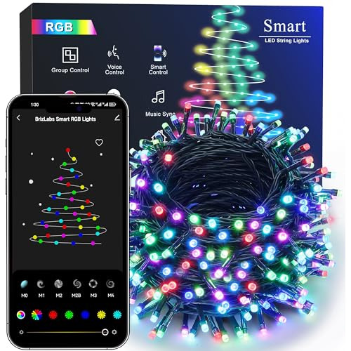 Luces Led Navideñas Inteligentes Wifi Color Regulable 80m