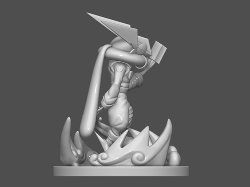 Pok3monn Greninja Kakashi Figura Juguete Mode- Escultura