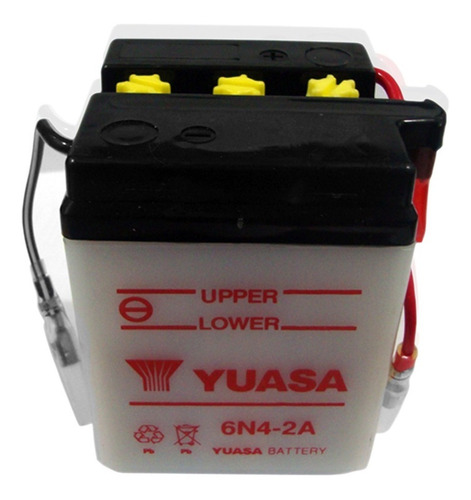 Bateria Yuasa 6n4 2a Ax 100 / 115  No Gel Solo En Fas Motos