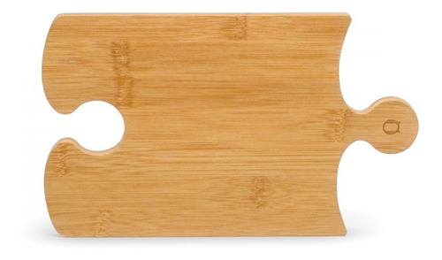 Imagen 3 de 8 de Tabla De Picar Set De Dos Tablas De Bambú Puzzle Gato