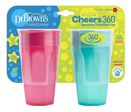 2 Vasos De Transición Dr Browns 360