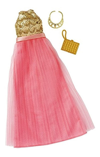 Barbie Fashions Look Completo, Color Rosa Halter Vestido