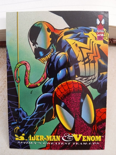Estampa Marvel Cards 1994 Número 89 Spiderman-venom