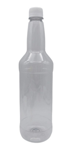 Botella Pet Cuello Alto Licorera Con Tapa (100 Pzas)